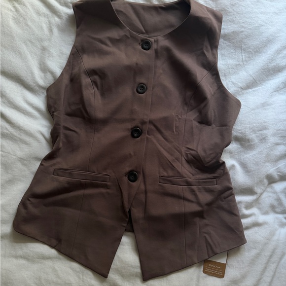 OGL Chocolate Brown Vest - Picture 4 of 5